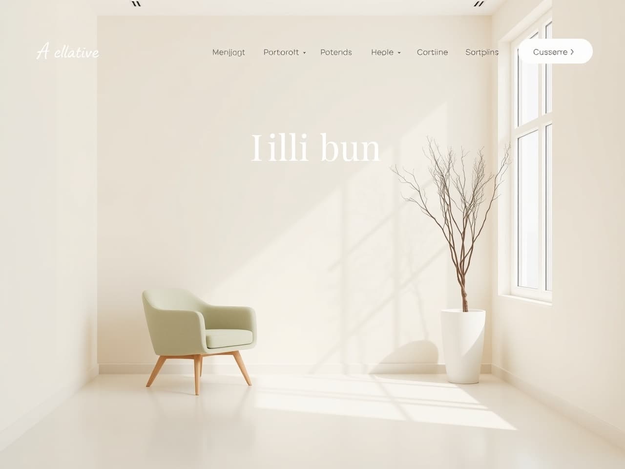 Sample health website mockup