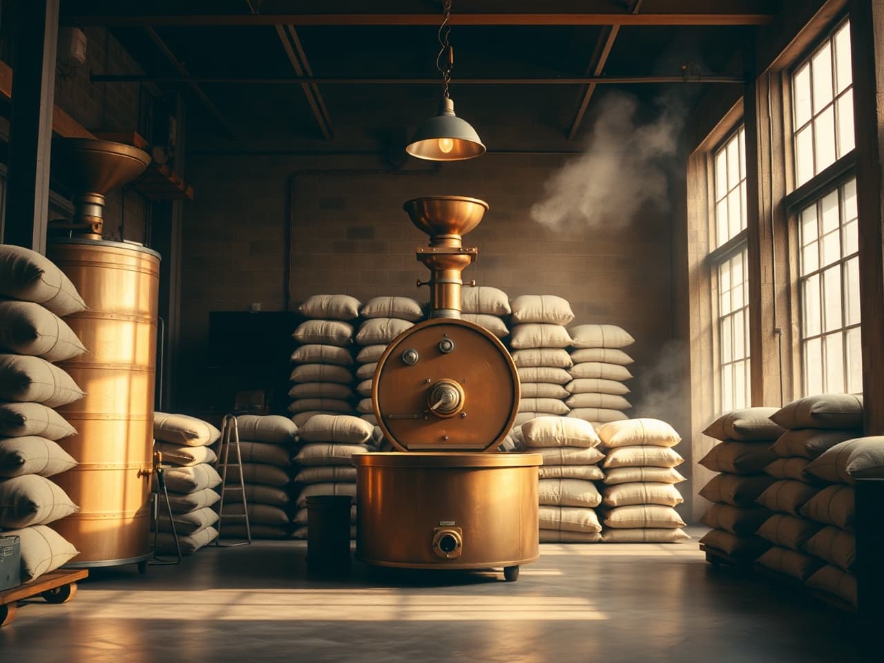Sample coffee website mockup