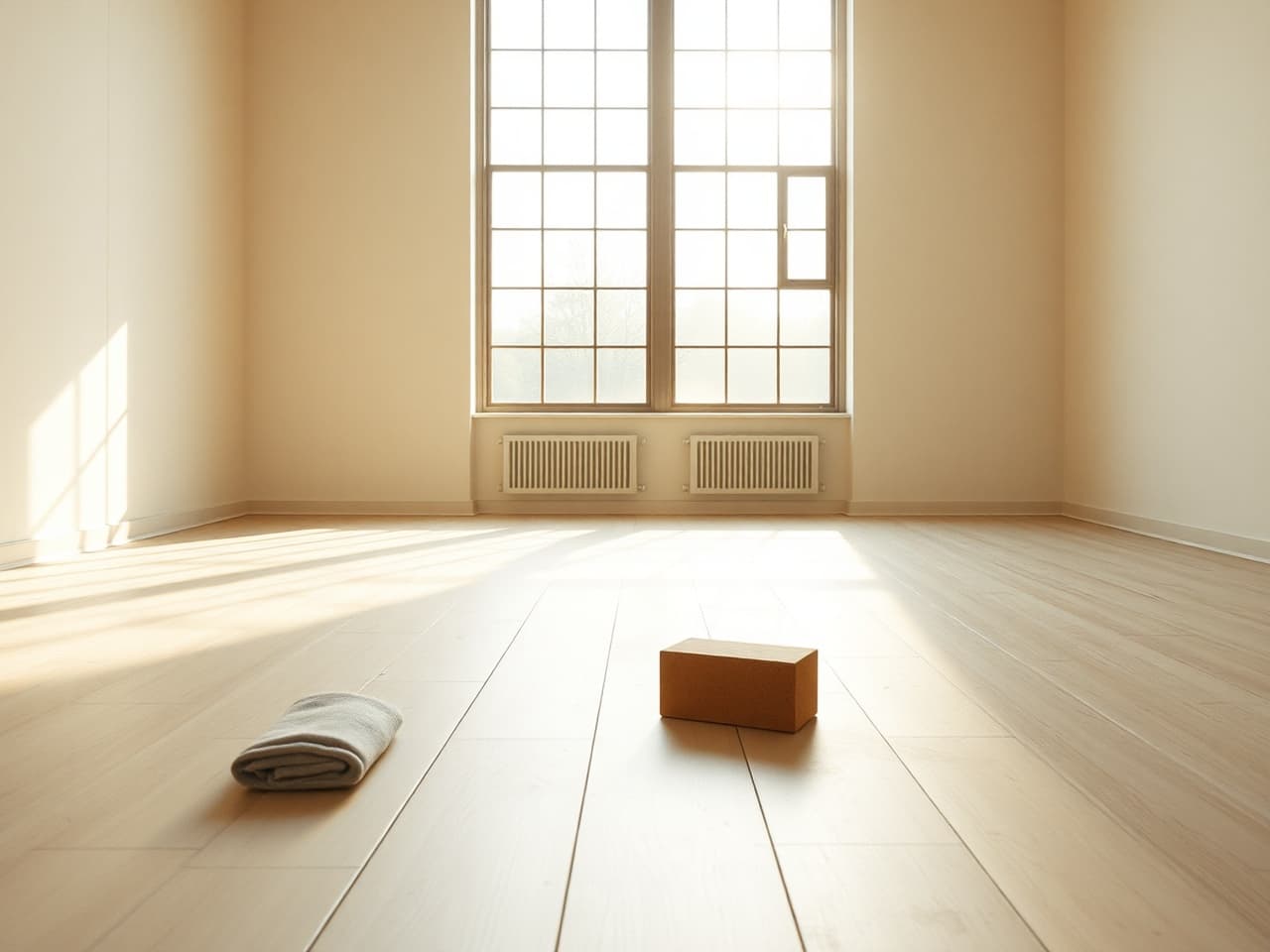Sample yoga website mockup